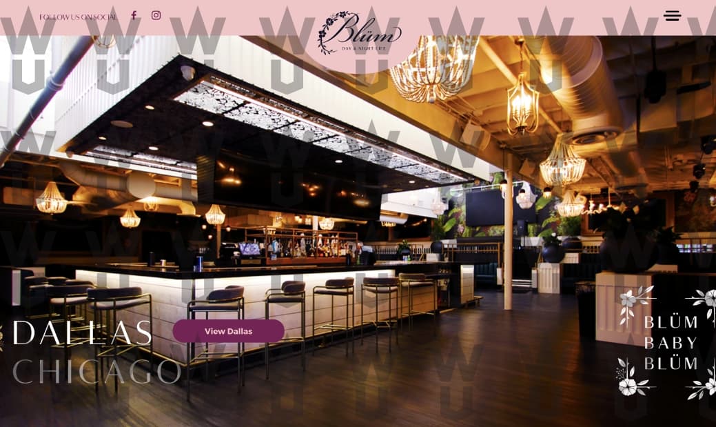 Blum Nightclub Website [WUA]